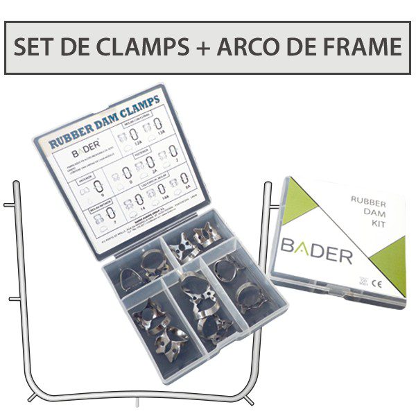 SET DE CLAMPS + ARCO DE FRAME. BADER