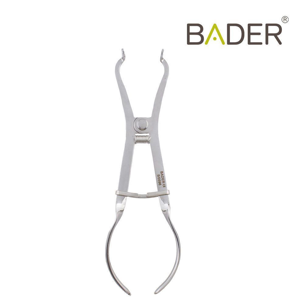 FORCEPS DE RUBBER IVORY PORTA CLAMPS BADER