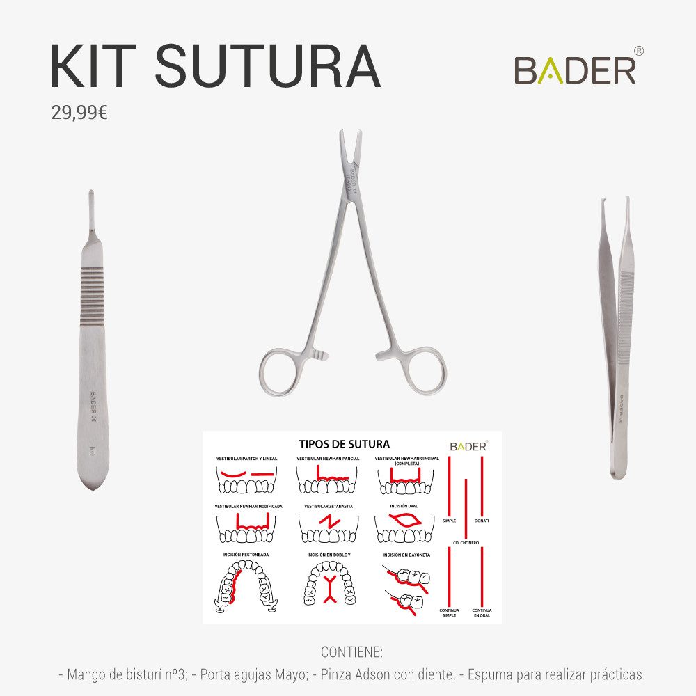 Kit de sutura Bader