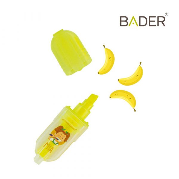 Subrayador fluorescente Mia, Dino y Baddy - Sticker highlighter Bader  BADER®️ DENTAL - Bader®️ Dental